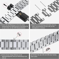 Netolo Fém Óraszíj Apple Watch 38 40 41 42 mm Rozsdamentes Acél - 38mm/40mm/41mm, silver 7