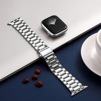 Netolo Fém Óraszíj Apple Watch 38 40 41 42 mm Rozsdamentes Acél - 38mm/40mm/41mm, silver 6
