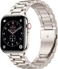 Netolo Fém Óraszíj Apple Watch 38-42mm Rozsdamentes Acél Csere Szíj - 38mm/40mm/41mm, Polar star 1