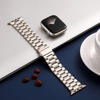 Netolo Fém Óraszíj Apple Watch 38-42mm Rozsdamentes Acél Csere Szíj - 38mm/40mm/41mm, Polar star 3