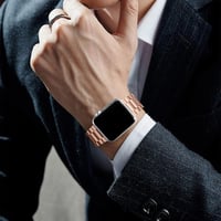 Netolo fém szíj Apple Watch 42 44 45 46 49 mm rozsdamentes acél csere szíj - 42mm/44mm/45mm/49mm, Rose gold 8