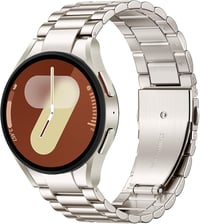 Kovový remienok Netolo One-Click pre Samsung Galaxy Watch 4/5/6/7 40mm 44mm – čierny 1