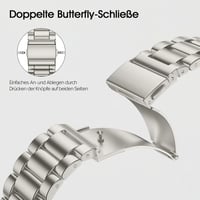 Netolo.inc Extra hosszú rozsdamentes acél óraszíj fekete Samsung Galaxy Watch Ultra 47 mm és Galaxy Watch 7 Ultra 47 mm készülékhez, nem Gal 7