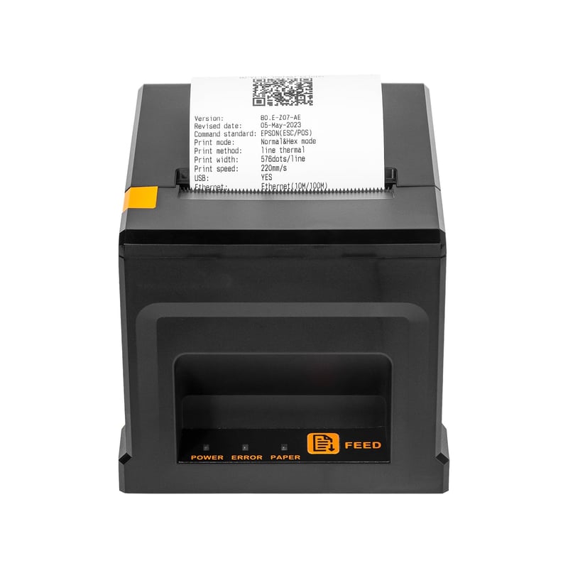 NetumScan 80mm POS termalni pisač računa - brzina 300mm/s, automatski rezač, USB/Ethernet povezivost, Windows/Mac/Linux kompatibilan