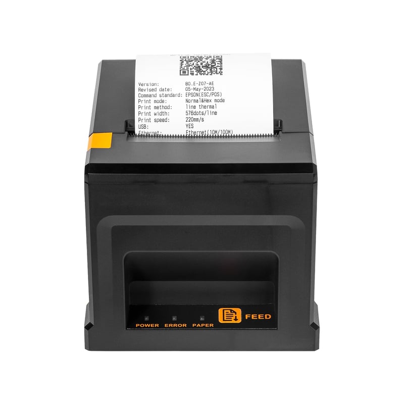 NetumScan Bluetooth USB LAN 80mm POS Termalni Pisač - 300mm/s Brzi Pisač Računa s Automatskim Rezačem, Podrškom za Ladicu za Novac, Windows/Ma