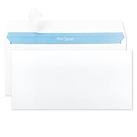 Plicuri Netuno DL 110x220 mm, 90g, Alb, Lung, Autoadeziv, Fără fereastră, Imprimare albastră la interior, Plicuri de birou, 50 bucăți 1
