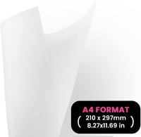 Netuno 50 db Fehér Pauszpapír A4 210x297mm 160g Átlátszó Nyomtatható Papír Rajzoláshoz Kézműveskedéshez Scrapbookinghoz DIY Kártyákhoz 2