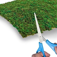 Netuno Moha Lap Zöld A4 297x210mm Természetes Moha Textil Alapon Dekoráció Kézművesség Húsvét Karácsony Virágkötészet 4