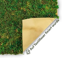 Netuno Moha Lap Zöld A4 297x210mm Természetes Moha Textil Alapon Dekoráció Kézművesség Húsvét Karácsony Virágkötészet 3
