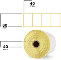 Netuno Öntapadós Termikus Címkék 60x40mm 1000db Befőttes Edény Címke 2