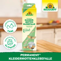 Capcană adezivă pentru molia hainelor Neudorff Permanent - Prinde eficient moliile în dulap și în cameră, acțiune timp de 3 luni, inodoră, fără insecticide, 2 bucăți 5