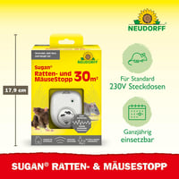 Neudorff Sugan Ultrahang Egér és Patkány Riasztó 30m² Hatékony Védekezés 3