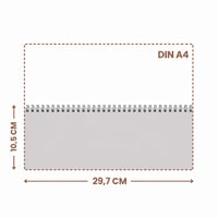 Calendar de birou Neumann Verlage Expert Albastru 2027 – Planificare săptămânală 29,7x10,5 cm, 1 săptămână pe 2 pagini, interval orar 7-19, vedere lunară, calendar de târguri și polen 4