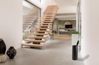 Suport metalic pentru umbrele Neustein, design modern, cu 2 cârlige și tavă de scurgere detașabilă, înălțime 49 cm, diametru 19 cm, pentru casă și birou 7