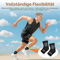 NEUTYPECHIC Bokarögzítő 2 db - Állítható, Légáteresztő Bokavédő Táskával, Fekete 6