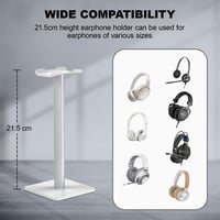 New Bee Univerzális Fejhallgató Tartó Alumínium - Gaming Headset és Over-Ear Fülhallgatóhoz 4