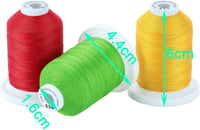New brothread 12 szín pamutszál 600m quilting varrás hímzéshez 3