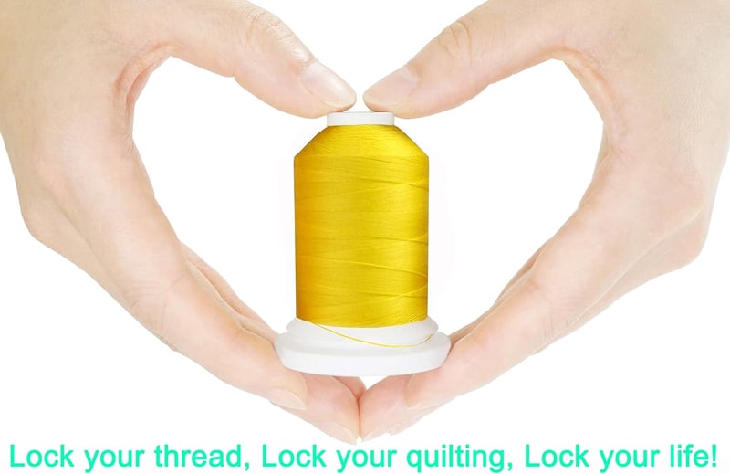 New brothread 12 szín pamutszál 600m quilting varrás hímzéshez