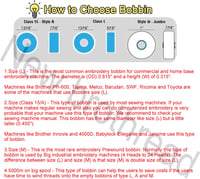 New brothread 144db L típusú (SA155) fehér előfeszített bobbin alsó cérna hímzés varrógéphez 6
