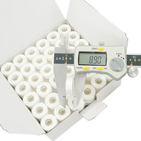 New brothread 144db L típusú (SA155) fehér előfeszített bobbin alsó cérna hímzés varrógéphez 5