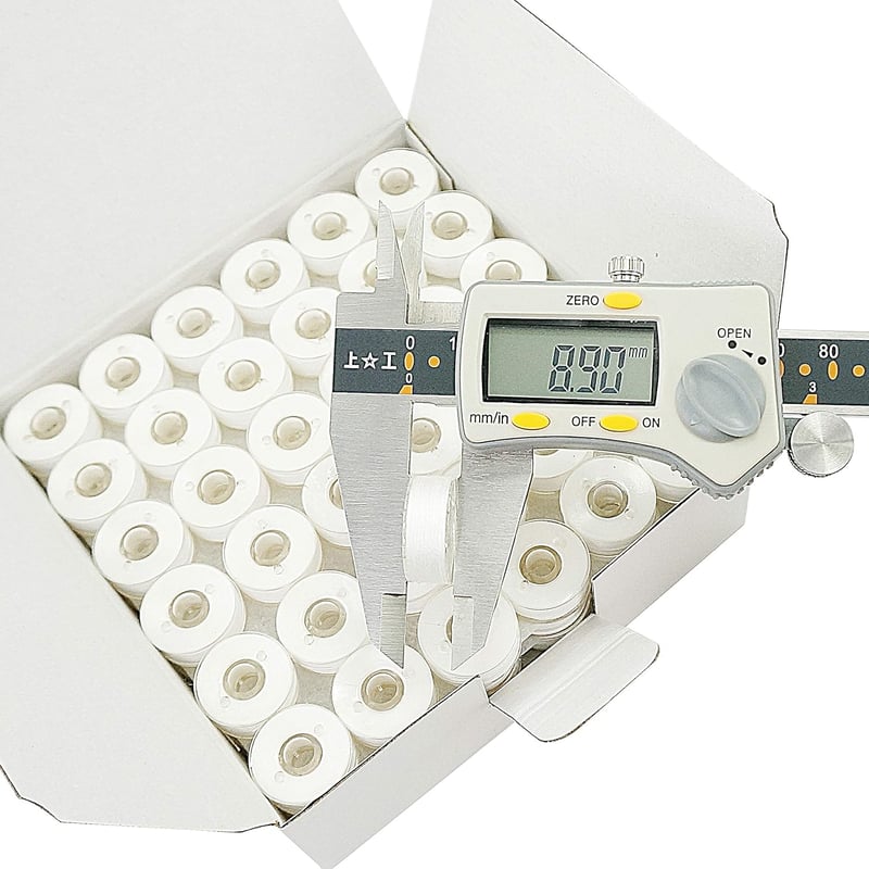 New brothread 144db L típusú (SA155) fehér előfeszített bobbin alsó cérna hímzés varrógéphez