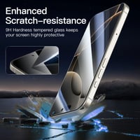 NEW'C 3 ks Ochranné tvrdené sklo na displej pre iPhone 17/17 Pro a iPhone 16 Pro (6,3 palca), Anti-Spy filter proti nahliadaniu z uhla 28 stupňov, jednoduchá inštalácia 6
