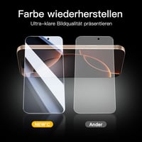 NEW'C iPhone 17 Pro Max / 16 Pro Max adatvédelmi kijelzővédő edzett üveg - 3 db 7