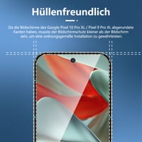 NEW'C 3 ks tvrdené sklo pre Google Pixel 10 Pro XL a Pixel 9 Pro XL, tvrdosť 9H, HD ochranná fólia na displej, 0,33 mm, odolné proti poškriabaniu, priehľadné 3