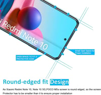 NEW'C edzett üveg kijelzővédő Xiaomi Redmi Note 10 / Note 10 5G - 3 db 3