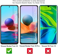 NEW'C edzett üveg kijelzővédő Xiaomi Redmi Note 10 / Note 10 5G - 3 db 2