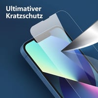 NEW'C 3db Edzett Üveg Képernyővédő iPhone 14, 13, 13 Pro (6,1") - 9H Keménység - 14/13/13 Pro 6,1 Zoll, transparent 5