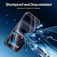 NEW'C 4-dielna súprava pre iPhone 17 Pro Max (6,9 palca) – 2x ochranné tvrdené sklo na displej a 2x ochranná fólia na zadný fotoaparát, s inštalačným nástrojom, HD priehľadnosť 6