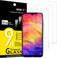 NEW'C Tvrdené sklo na ochranu obrazovky pre Xiaomi Redmi Note 7 / Note 7 Pro / Note 7s - fólia z tvrdeného skla odolná proti poškriabaniu, priehľadná 1