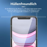 NEW'C ochranné tvrdené sklo na displej pre iPhone 11 / iPhone XR – 2 ks 3