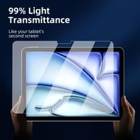 NEW'C iPad Air 11" (M3/M2) edzett üveg kijelzővédő, 9H, 0,33 mm - 2 db 7