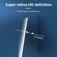 NEW'C iPhone 14 Pro (6,1") Tvrdené sklo na displej – tvrdosť 9H, ultratenké 0,33 mm, odolné proti poškriabaniu, HD, balenie 3 ks 6