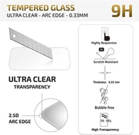 NEW'C iPhone 14 Pro Max (6,7") edzett üveg kijelzővédő 9H, 0,33 mm - 3 db 9