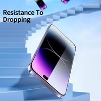 NEW'C iPhone 14 Pro Max (6,7") edzett üveg kijelzővédő 9H, 0,33 mm - 3 db 4
