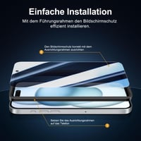 NEW'C iPhone 16 Plus / 15 Plus (6,7") ochranné tvrdené sklo na displej Privacy Anti-Spy, odolné voči poškriabaniu, jednoduchá aplikácia, 3 ks 3