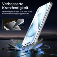 NEW'C iPhone 16 Plus / 15 Plus (6,7") ochranné tvrdené sklo na displej Privacy Anti-Spy, odolné voči poškriabaniu, jednoduchá aplikácia, 3 ks 6