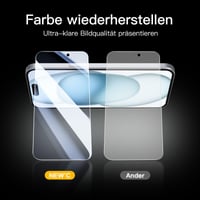 NEW'C iPhone 16 Plus / 15 Plus (6,7") ochranné tvrdené sklo na displej Privacy Anti-Spy, odolné voči poškriabaniu, jednoduchá aplikácia, 3 ks 7