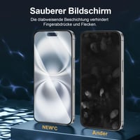 Protecție ecran din sticlă securizată New'C pentru iPhone 16 Plus cu protecție pentru cameră 5