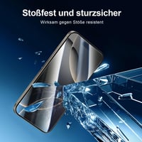 Protecție ecran din sticlă securizată New'C pentru iPhone 16 Pro cu protecție pentru cameră - Folie din sticlă securizată premium 6