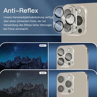 NEW'C iPhone 16 Pro Üvegfólia Szett 2db Adatvédelmi + 2db Kamera Védelem - 16 Pro 6,3 Zoll, black 7