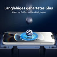 NEW'C Tvrdené sklo na iPhone 16e (6,1") – 3 ks v balení, tvrdosť 9H, odolné proti poškriabaniu, bez bubliniek, ultra čisté, 0,33 mm 7