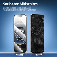 NEW'C Tvrdené sklo na iPhone 16e (6,1") – 3 ks v balení, tvrdosť 9H, odolné proti poškriabaniu, bez bubliniek, ultra čisté, 0,33 mm 8