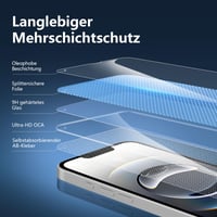 NEW'C Tvrdené sklo na iPhone 16e (6,1") – 3 ks v balení, tvrdosť 9H, odolné proti poškriabaniu, bez bubliniek, ultra čisté, 0,33 mm 6