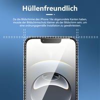NEW'C Tvrdené sklo na iPhone 16e (6,1") – 3 ks v balení, tvrdosť 9H, odolné proti poškriabaniu, bez bubliniek, ultra čisté, 0,33 mm 3