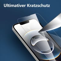 NEW'C Tvrdené sklo na iPhone 16e (6,1") – 3 ks v balení, tvrdosť 9H, odolné proti poškriabaniu, bez bubliniek, ultra čisté, 0,33 mm 5