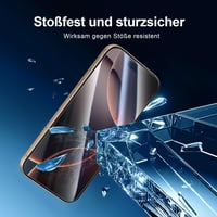 NEW'C Tvrdené sklo na displej pre iPhone 17, 17 Pro a 16 Pro (6,3") – tvrdosť 9H, HD priehľadnosť, odolné proti poškriabaniu, s inštalačným nástrojom – 3 ks 6
